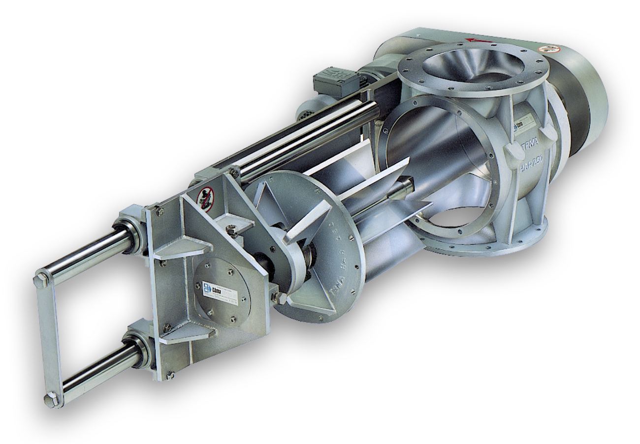 Airlocks and rotary valves